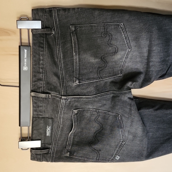 WESC Eve Jeans tarnished black stretch size 27 - Picture 3 of 6